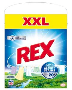 Rex Amazonia Freshness White prášok na pranie 3,30kg 60 praní