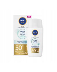 Nivea Sun Derma Skin Clear pleťový krém na opaľovanie SPF50+ 40ml 95147