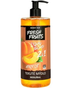 Body Tip Fresh Fruits Apricot 2v1 tekuté mydlo 500ml