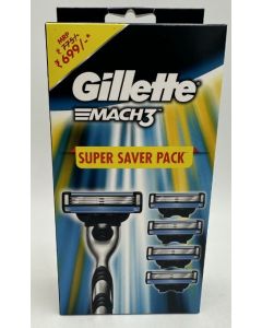 Gillette Mach3 holiaci strojček + náhradné hlavice 5ks
