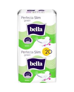 Bella Perfecta Slim green silky drai hygienické vložky 20ks