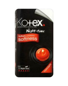 Kotex Night-time hygienické vložky 10ks