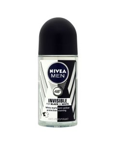 Nivea Men Black & White Invisible 48h anti-perspirant roll on 50ml 82245