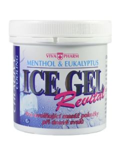 VivaPharm Ice gel Menthol & Eukalyptus Revital 250ml chladivý modrý