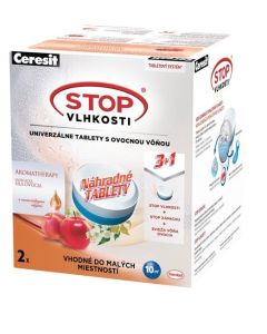 Ceresit Stop Vlhkosti Pearl Micro Sila ovocia pohlcovač 3v1 tablety 2ks