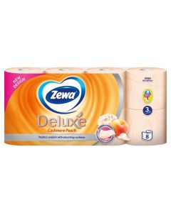 Zewa Deluxe Broskyňa toaletný papier 3-vrstvový 8ks