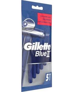 Gillette Blue II jednorázový strojček 5ks pánske