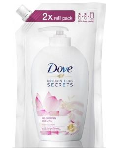 Dove Whit Lotus Flower & Rice Water tekuté mydlo náplň 500ml