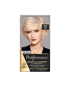 Loréal Paris Préférence 102 Ice blond Veľmi svetlá blond dúhová farba na vlasy