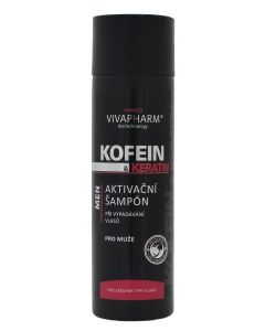 VivaPharm Men Keratín & Kofein šampón pri vypadávaní vlasov 200ml
