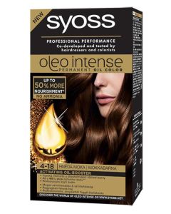 Syoss Oleo Intense 4-18 Hnedá moka farba na vlasy
