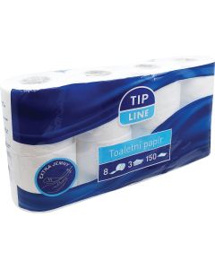 Tip Line toaletný papier 8ks 3-vrstvový