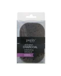 Purity Plus Exfoliačná hubka s obsahom aktívneho uhlia na tvár